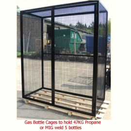 Gas Bottle Storage Cage - Hacketts Ltd, Dudley