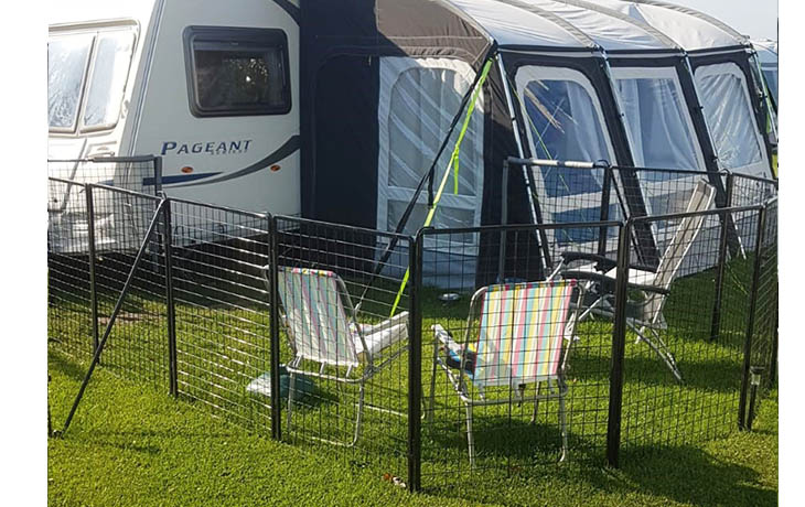 Caravan Site Dog Run Fence